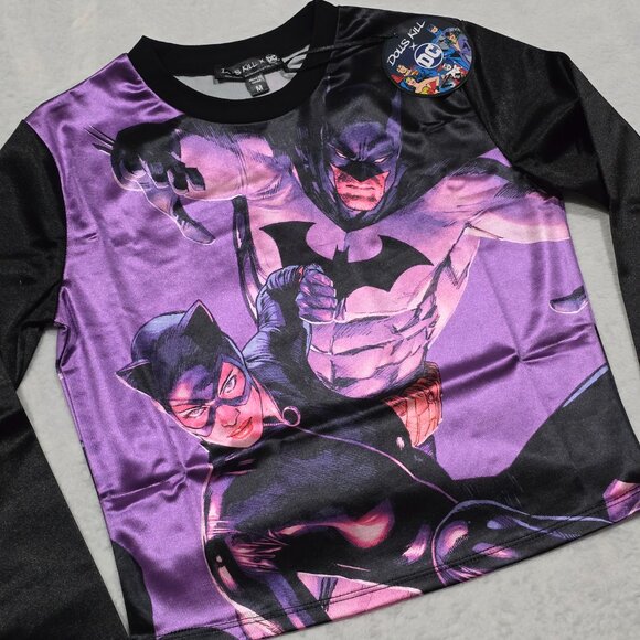 DC Purple Partners In Crime Graphic Long Sleeve Tee – Alleyway Alliance Edition - Picture 4 of 8
